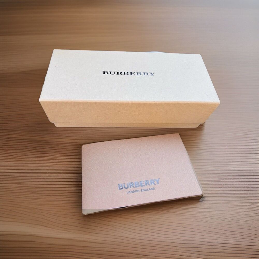 Burberry Empty Eyeglasses Or Sunglasses Tan Gift Box New